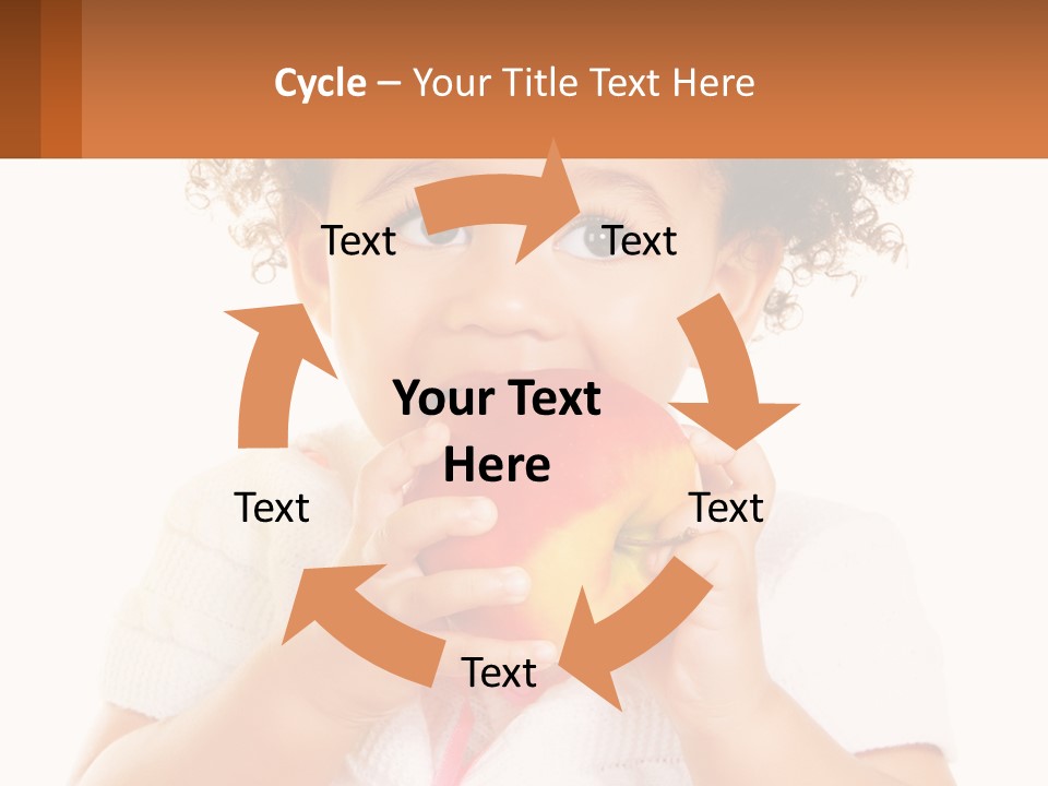 Childhood Black Cute PowerPoint Template