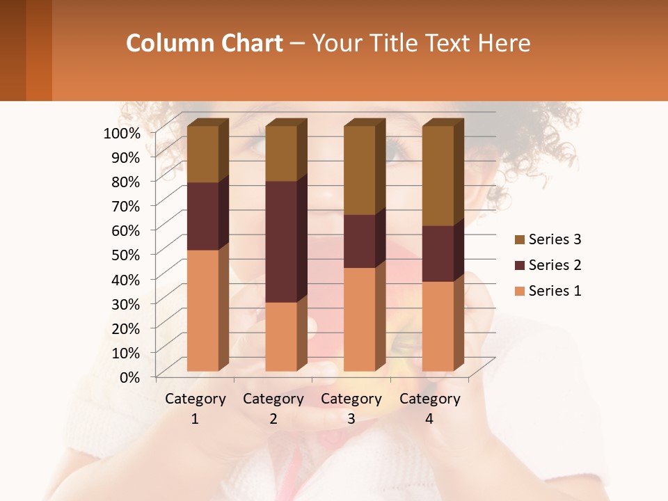 Childhood Black Cute PowerPoint Template