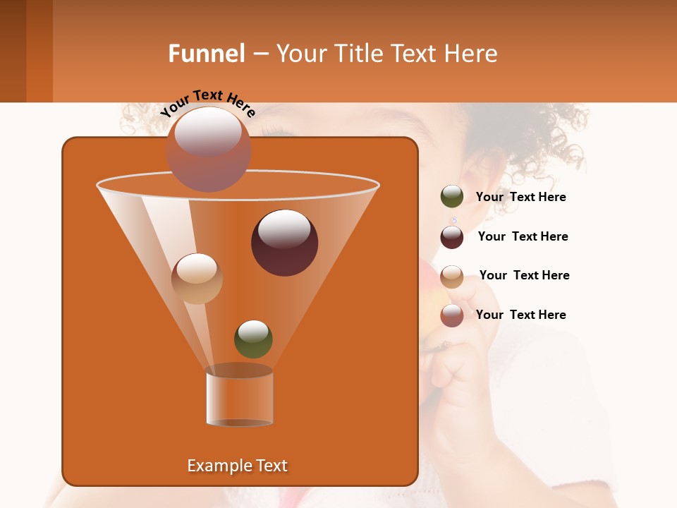 Childhood Black Cute PowerPoint Template