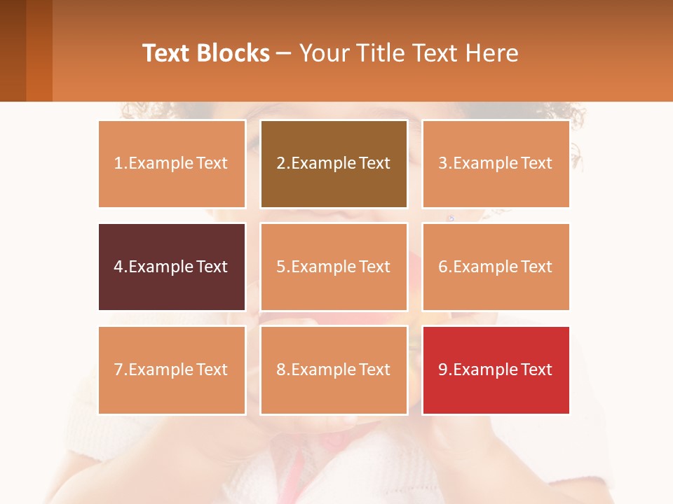 Childhood Black Cute PowerPoint Template