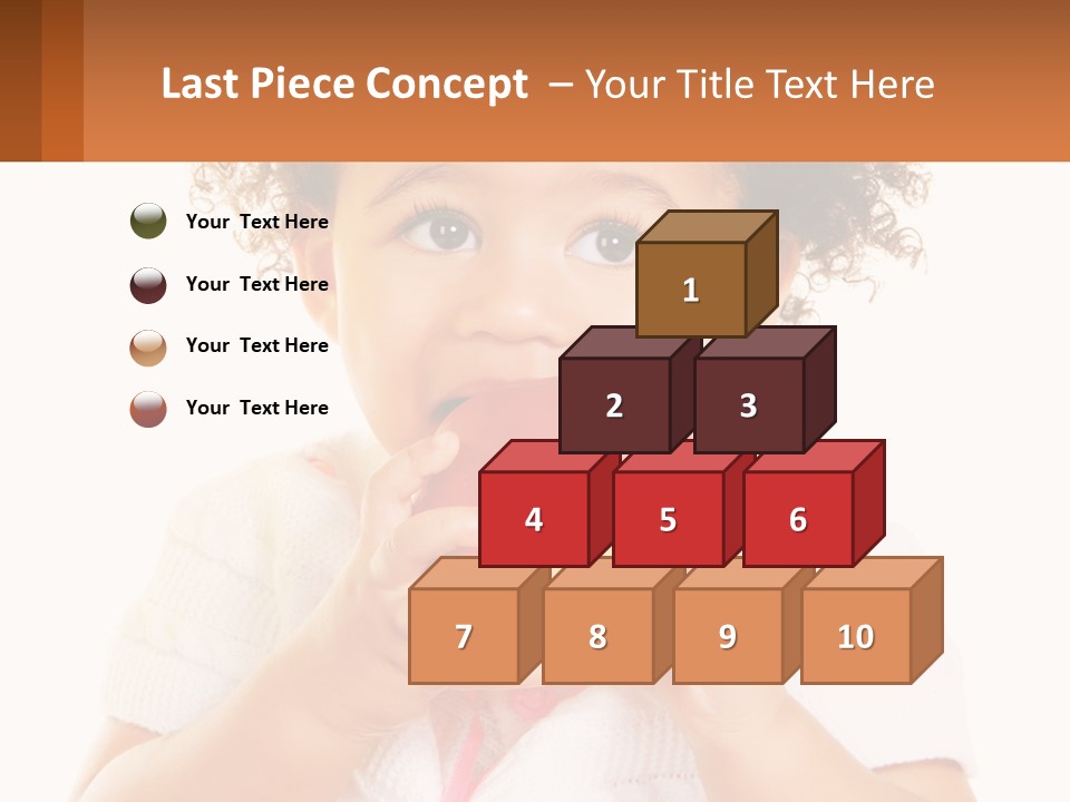 Childhood Black Cute PowerPoint Template