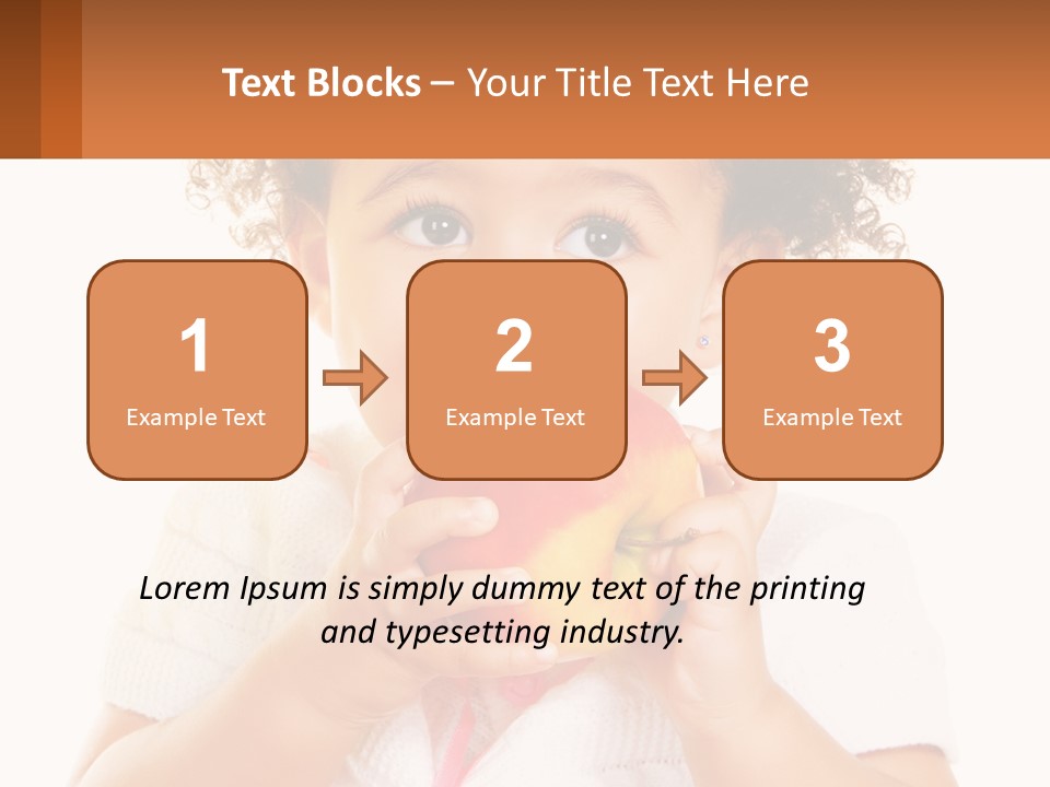 Childhood Black Cute PowerPoint Template