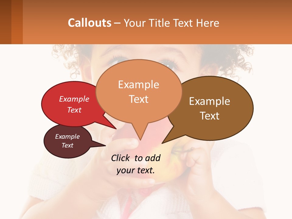 Childhood Black Cute PowerPoint Template