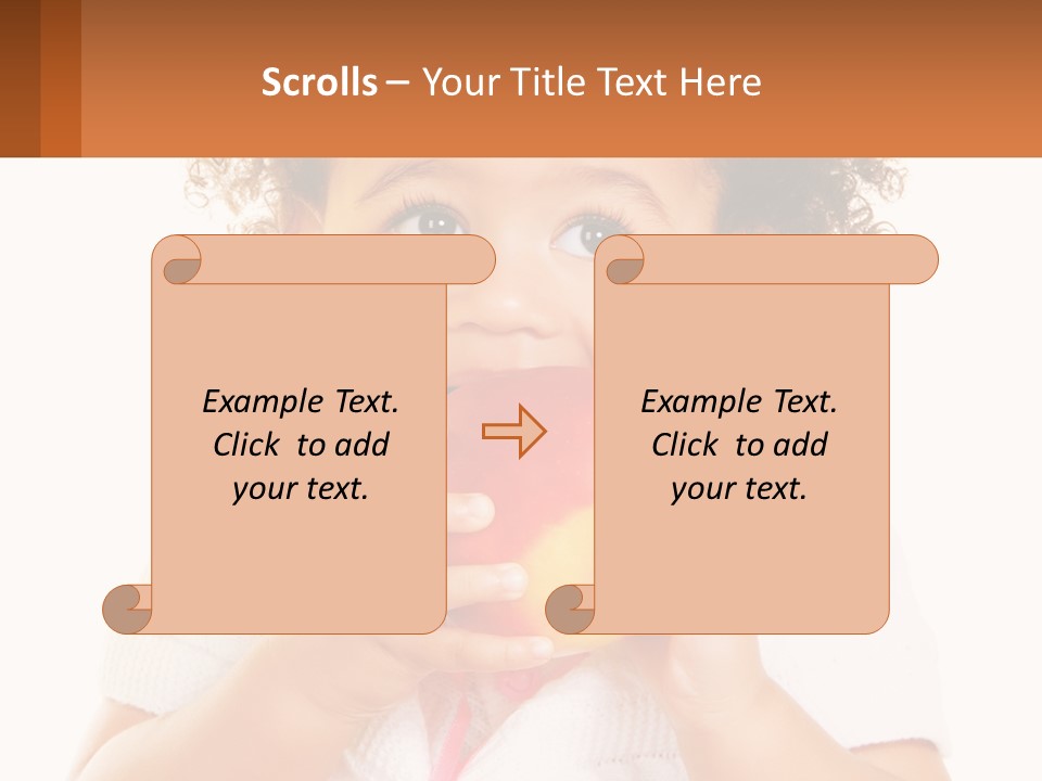 Childhood Black Cute PowerPoint Template