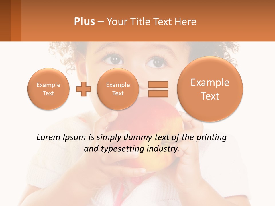 Childhood Black Cute PowerPoint Template