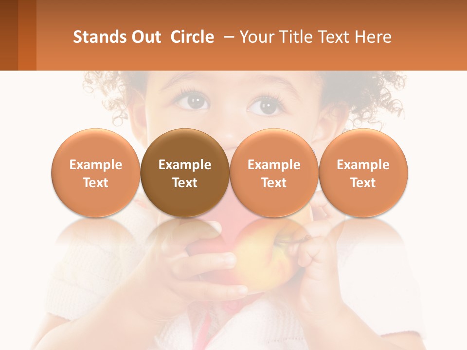 Childhood Black Cute PowerPoint Template