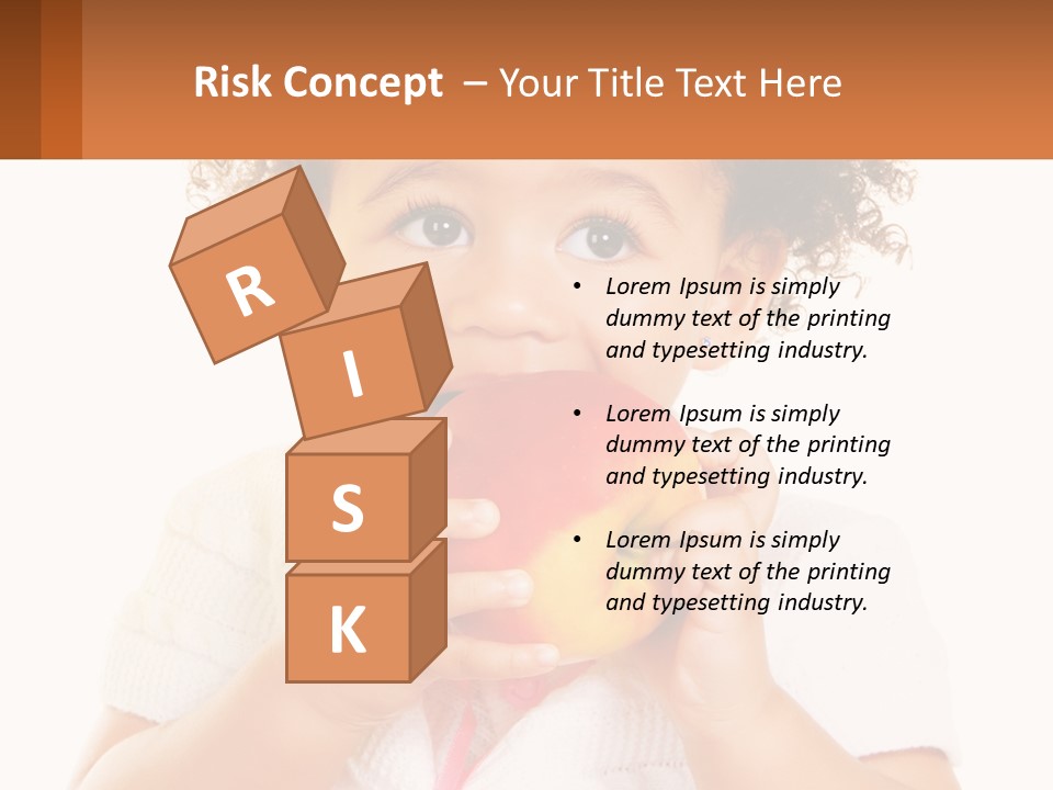 Childhood Black Cute PowerPoint Template