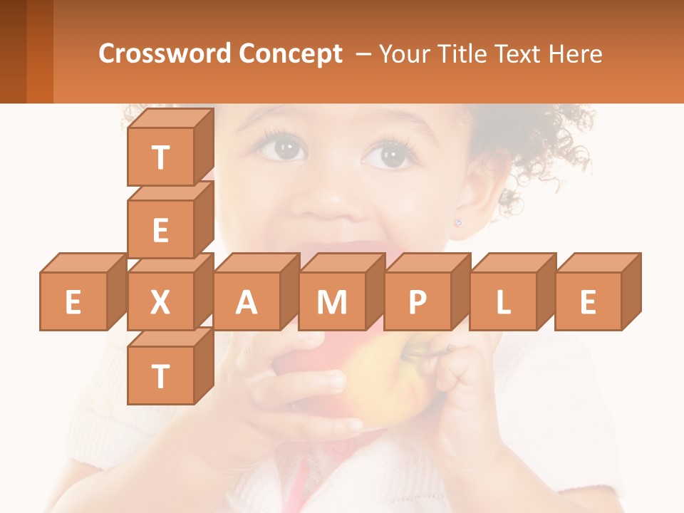 Childhood Black Cute PowerPoint Template