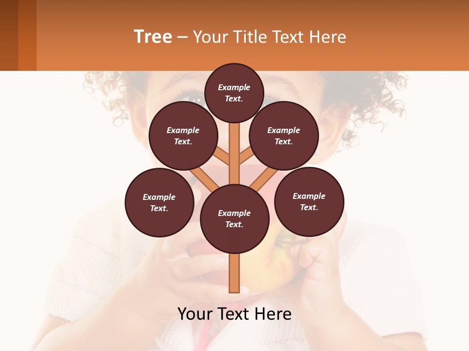 Childhood Black Cute PowerPoint Template