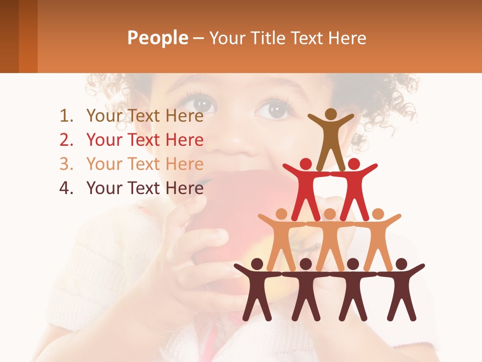 Childhood Black Cute PowerPoint Template