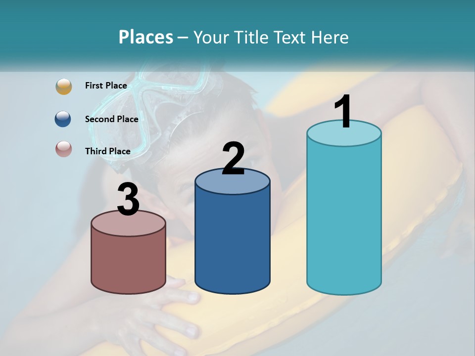 Playful Blue Childhood PowerPoint Template