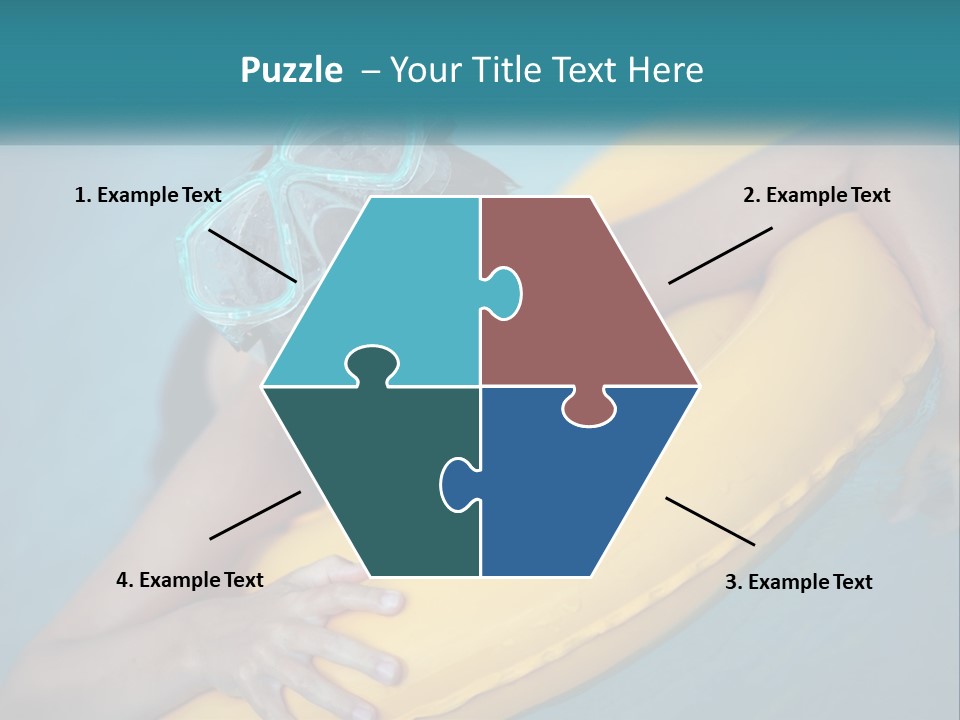 Playful Blue Childhood PowerPoint Template