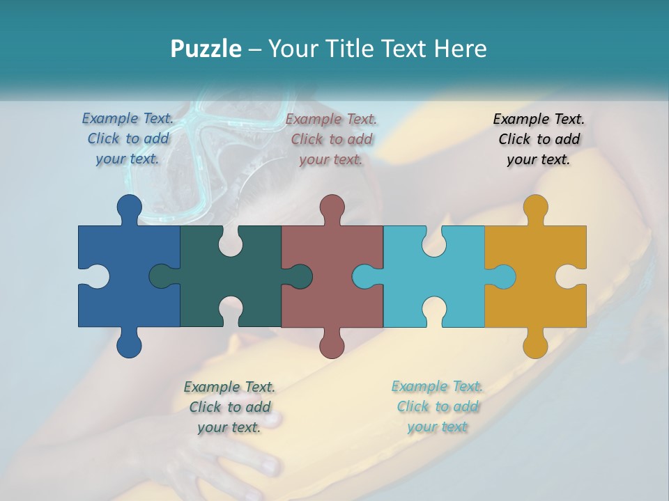 Playful Blue Childhood PowerPoint Template