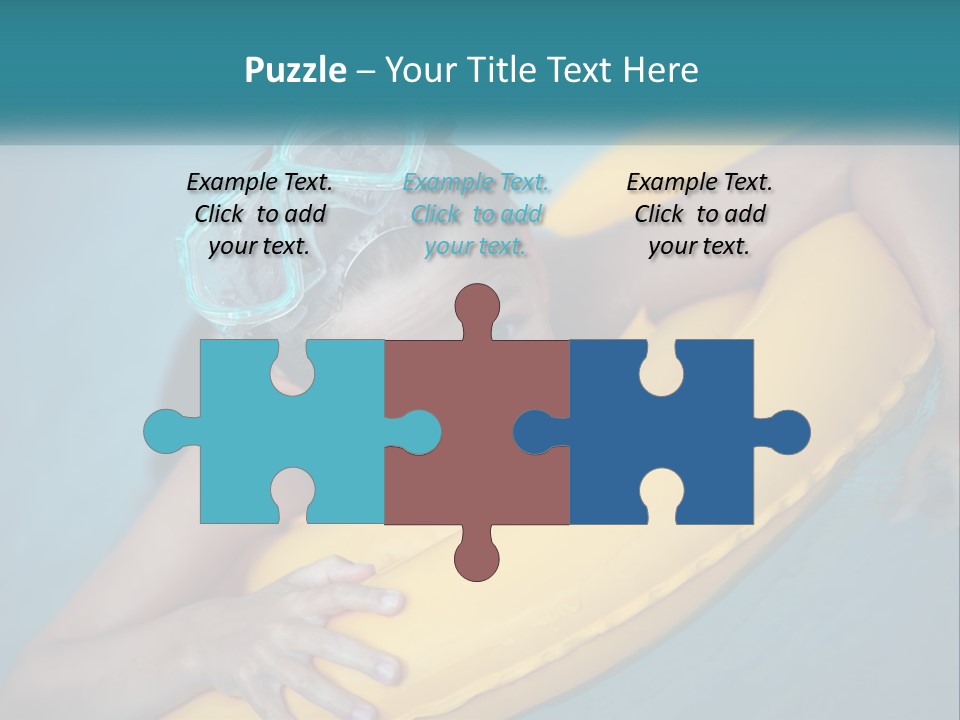 Playful Blue Childhood PowerPoint Template