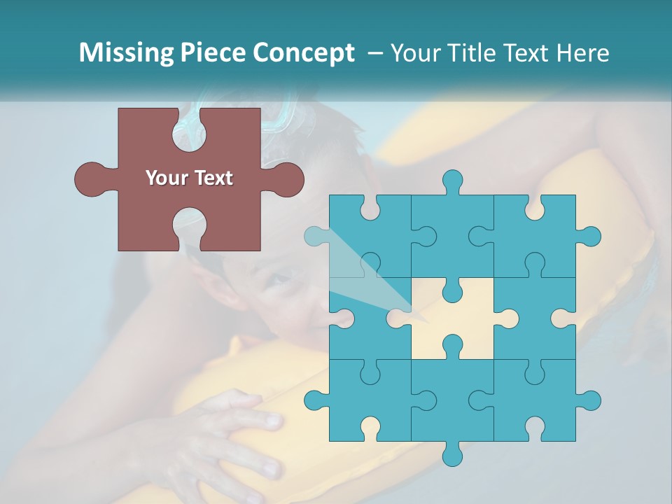 Playful Blue Childhood PowerPoint Template