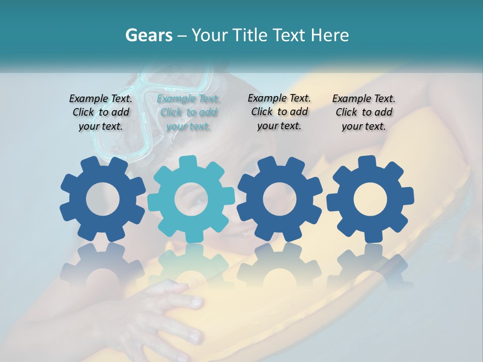 Playful Blue Childhood PowerPoint Template