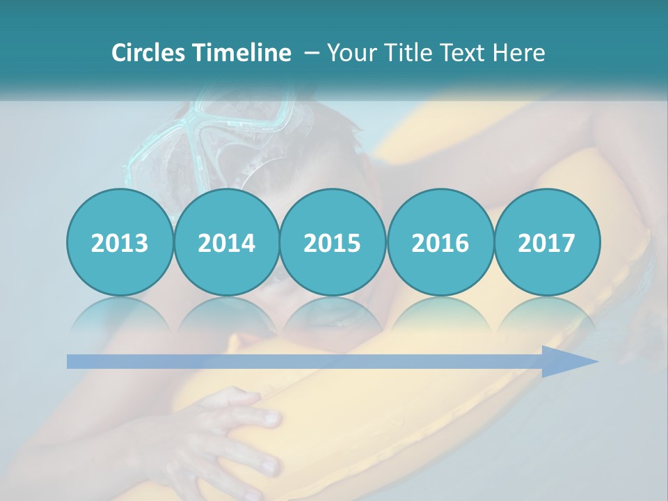 Playful Blue Childhood PowerPoint Template