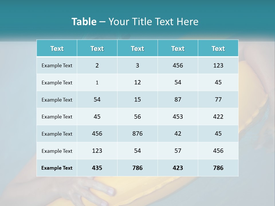 Playful Blue Childhood PowerPoint Template