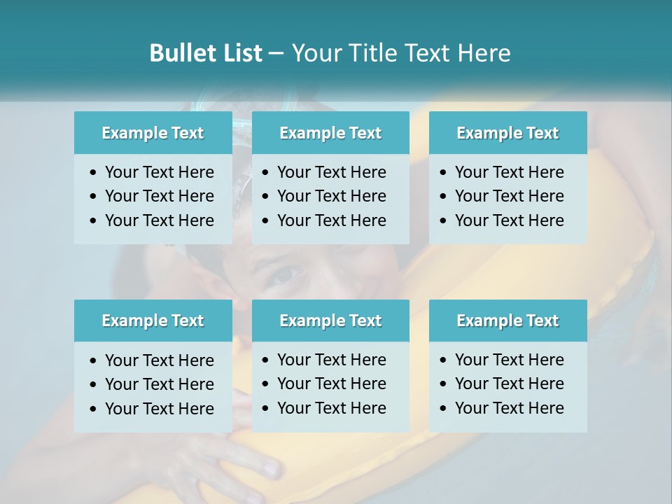 Playful Blue Childhood PowerPoint Template