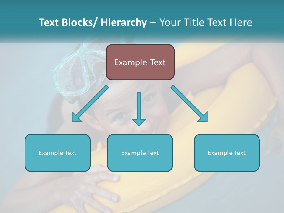 Playful Blue Childhood PowerPoint Template