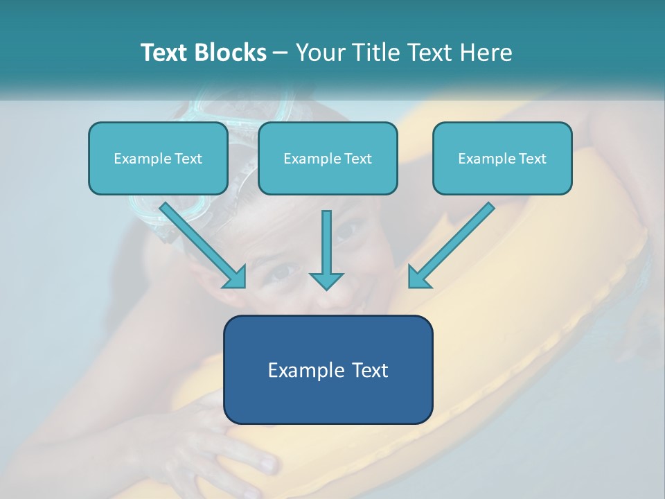 Playful Blue Childhood PowerPoint Template