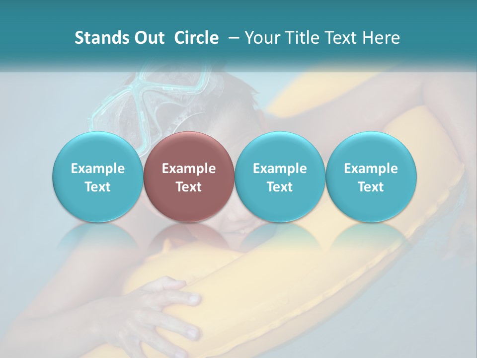 Playful Blue Childhood PowerPoint Template