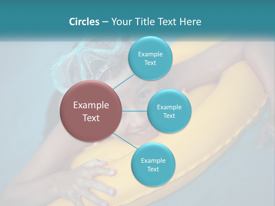 Playful Blue Childhood PowerPoint Template