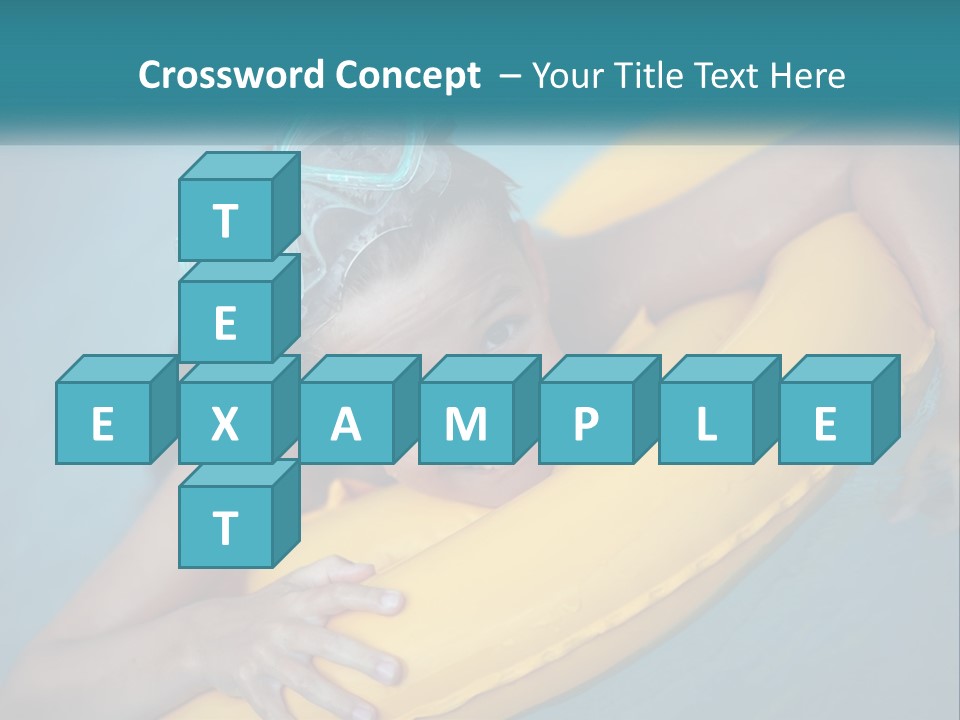 Playful Blue Childhood PowerPoint Template