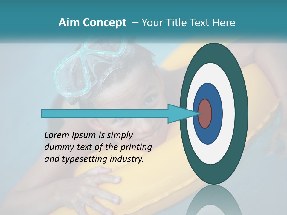 Playful Blue Childhood PowerPoint Template