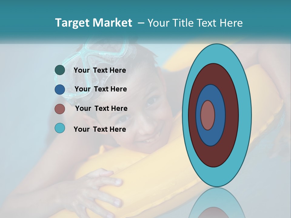 Playful Blue Childhood PowerPoint Template