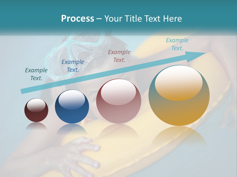 Playful Blue Childhood PowerPoint Template