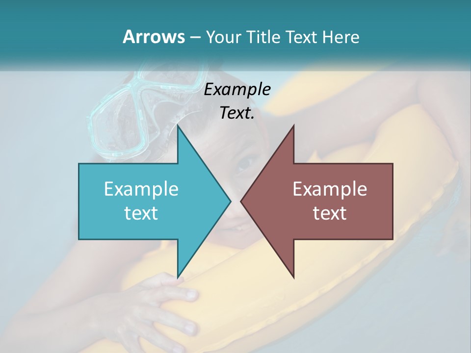 Playful Blue Childhood PowerPoint Template