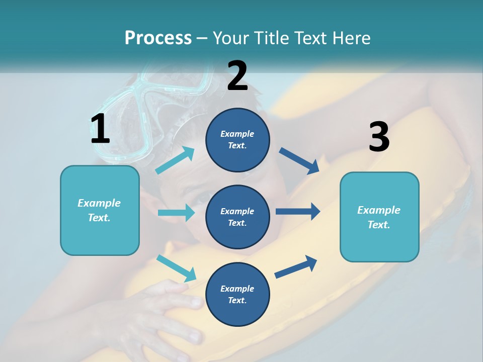 Playful Blue Childhood PowerPoint Template