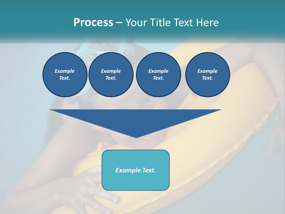 Playful Blue Childhood PowerPoint Template