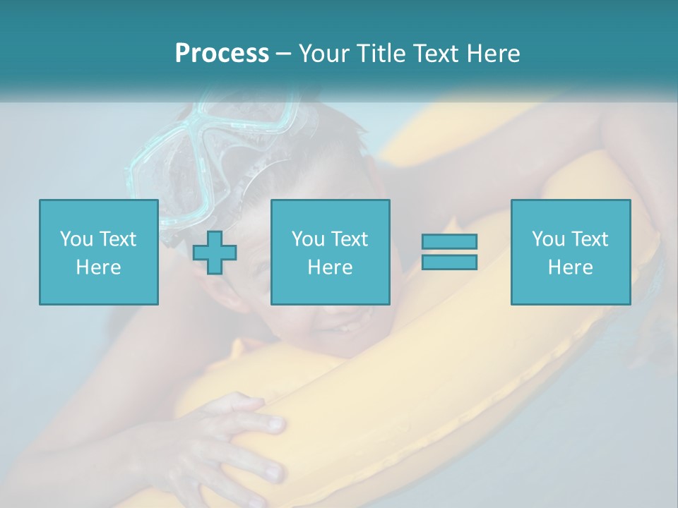 Playful Blue Childhood PowerPoint Template