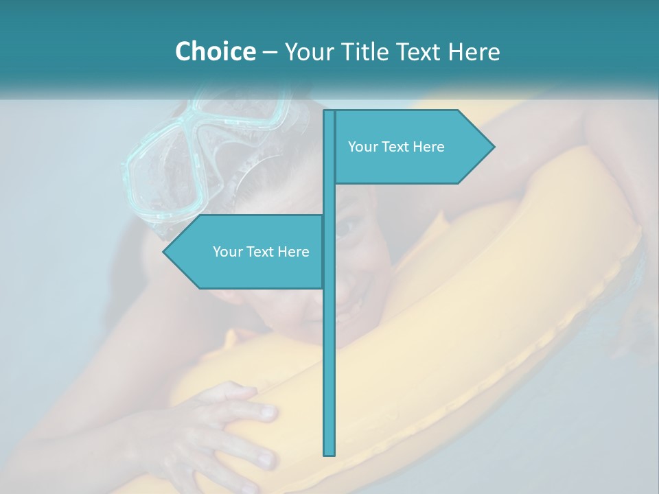 Playful Blue Childhood PowerPoint Template