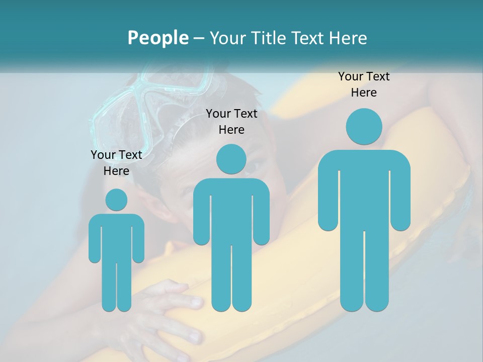 Playful Blue Childhood PowerPoint Template