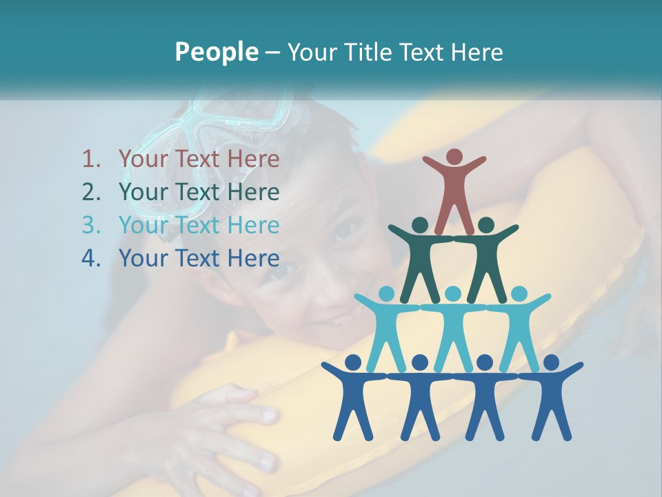 Playful Blue Childhood PowerPoint Template