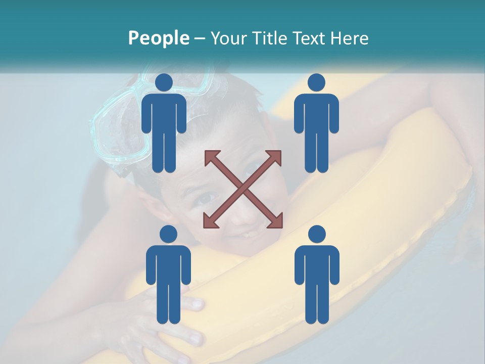 Playful Blue Childhood PowerPoint Template