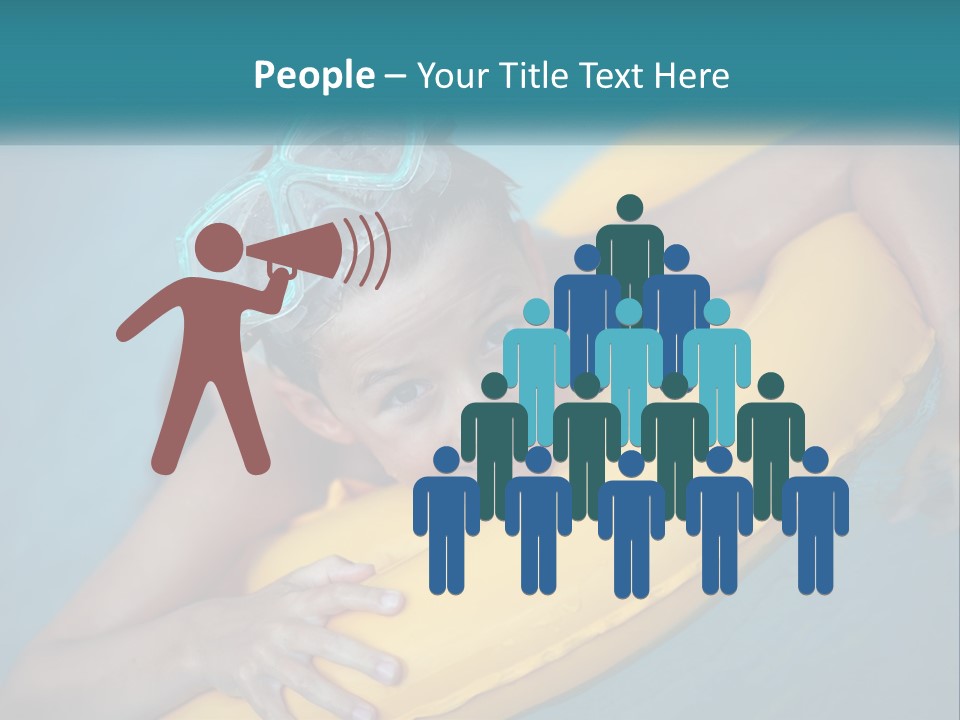 Playful Blue Childhood PowerPoint Template