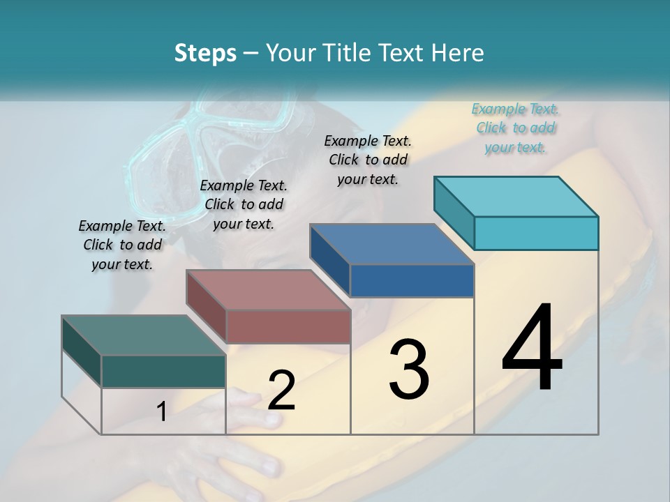 Playful Blue Childhood PowerPoint Template