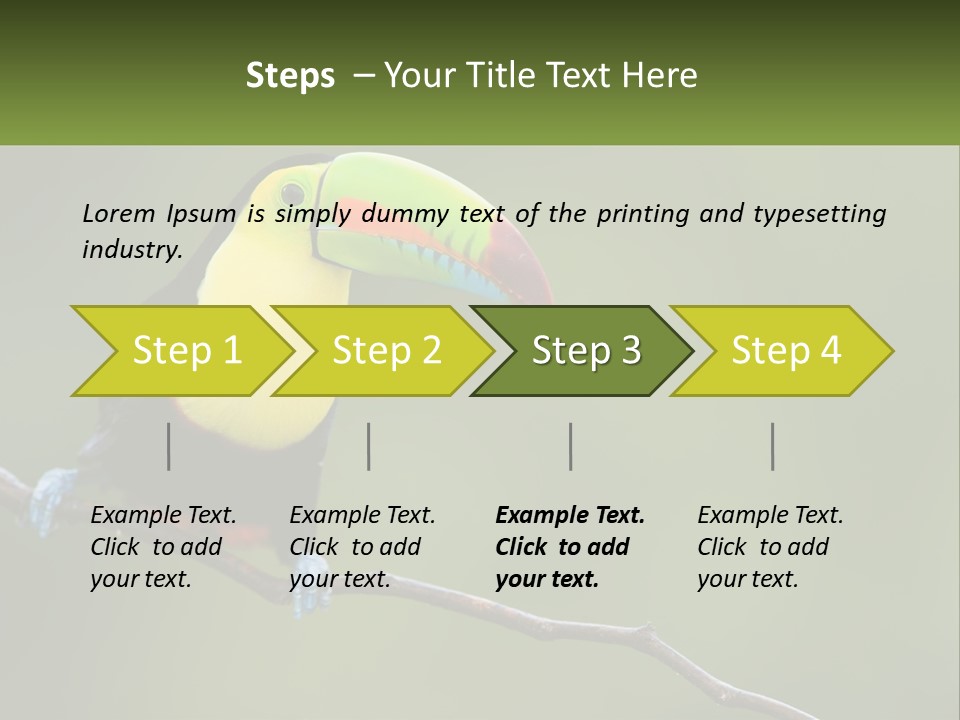 Green Nature Bill PowerPoint Template