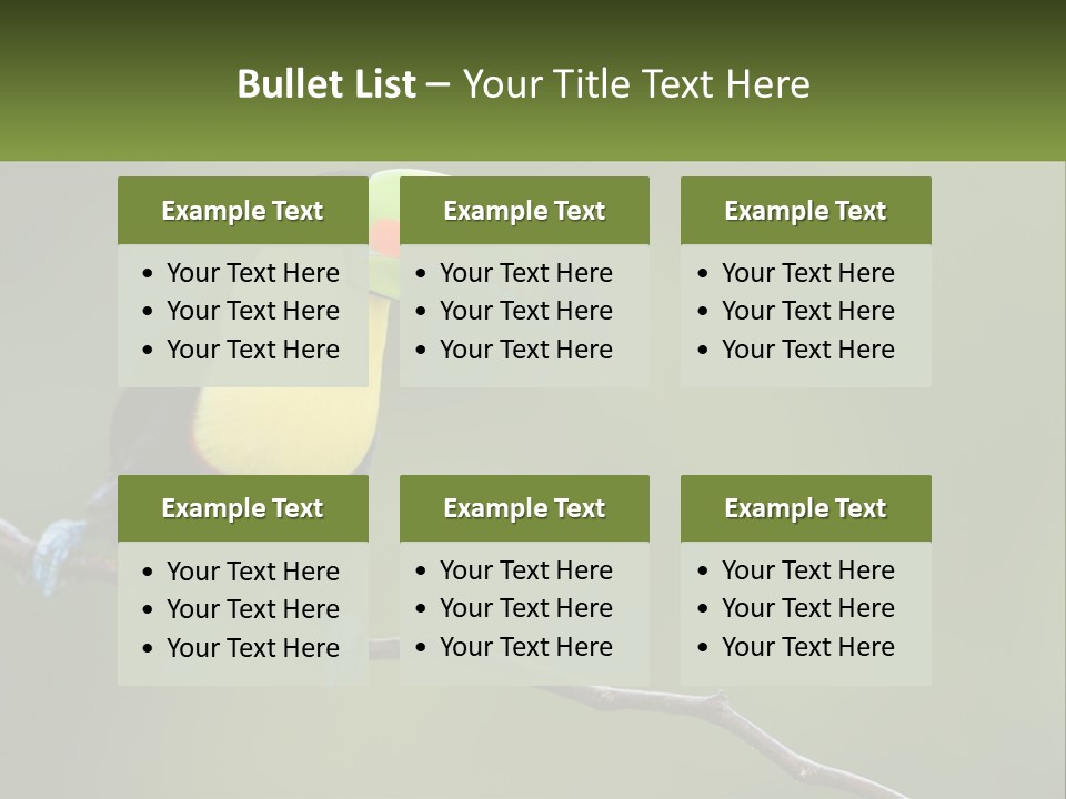 Green Nature Bill PowerPoint Template