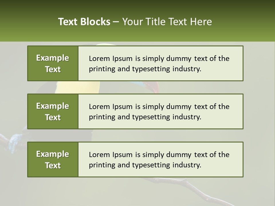 Green Nature Bill PowerPoint Template