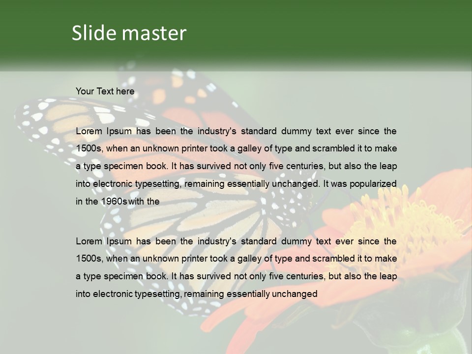 Beautiful Gorgeous Nature PowerPoint Template