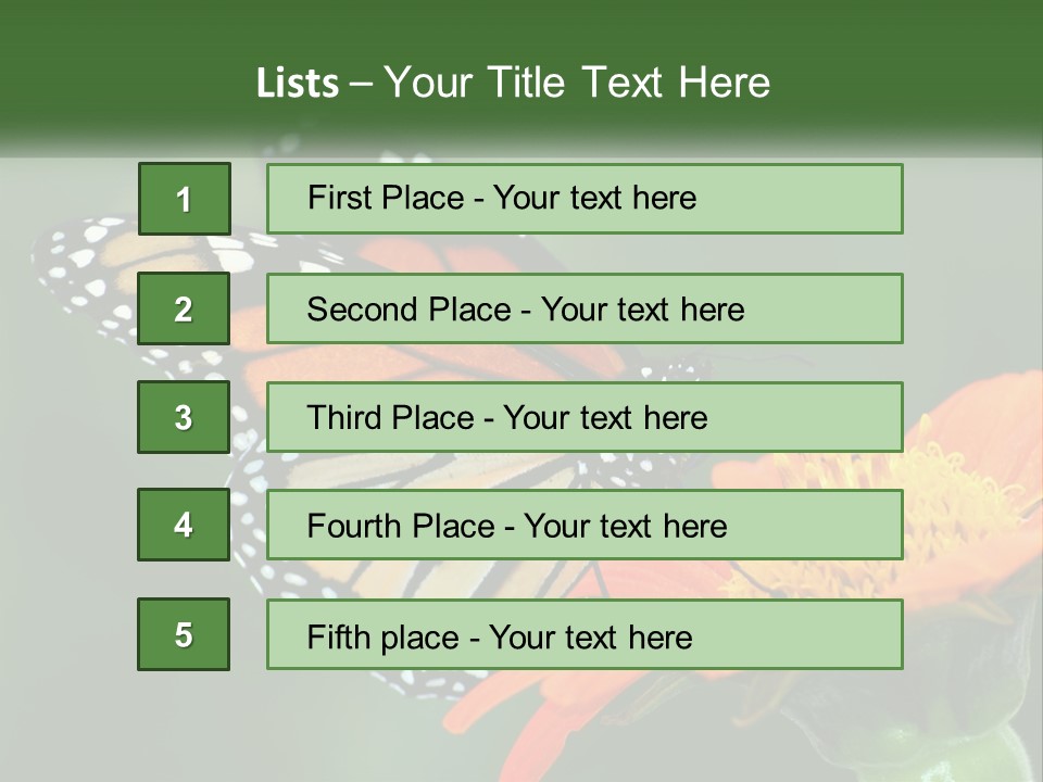 Beautiful Gorgeous Nature PowerPoint Template