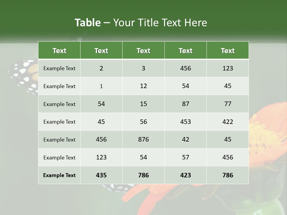 Beautiful Gorgeous Nature PowerPoint Template