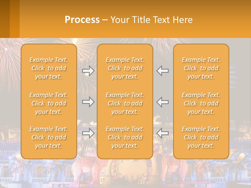 Firecracker Statue Laser PowerPoint Template