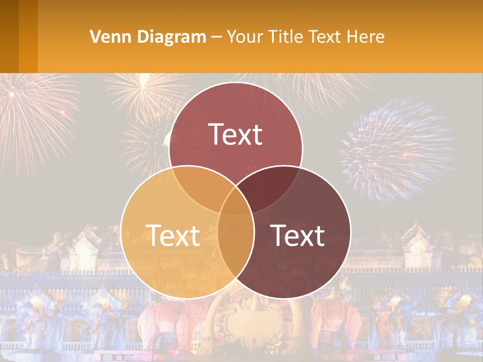 Firecracker Statue Laser PowerPoint Template