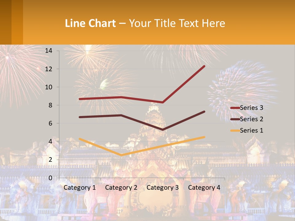 Firecracker Statue Laser PowerPoint Template